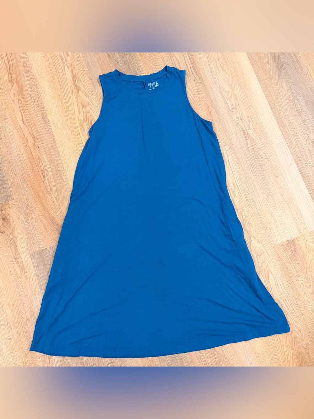 Time & Tru Women’s Large Blue Tank Dress